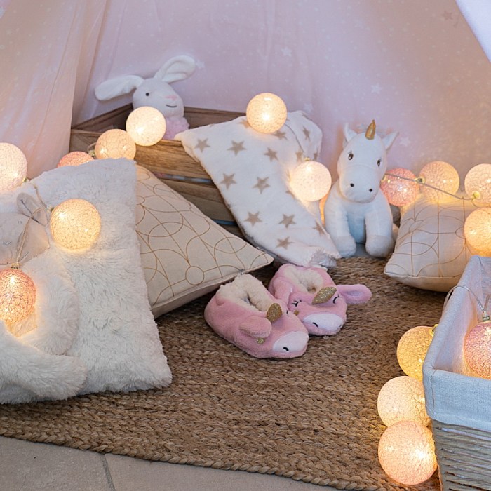 Baby-Girlande, Kinder-Nachtlicht, weiches Licht